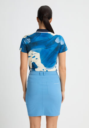 jupe short skort Röhnisch bleu ciel lighstretch golf