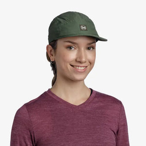 casquette buff 5 panel explore cap military vert
