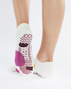 chaussettes socks antiderapantes grip pointe studio yoga pilates