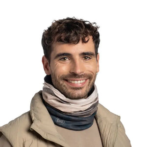 TOUR DE COU NECKWARMER POLAIRE REVERSIBLE BUFF taupe