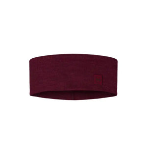 bandeau headband buff laine wool merino merinos solid Tibetan red