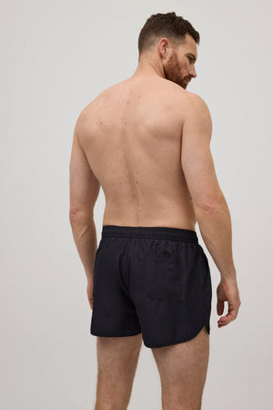 maillot short boxer natation plage swimwear homme men noir black Ysabel mora