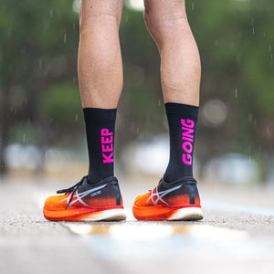 chaussettes socks sporcks keep going noir black