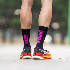chaussettes socks sporcks keep going noir black