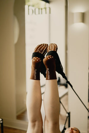 chaussettes antidérapantes olya grip socks pilates yoga olya