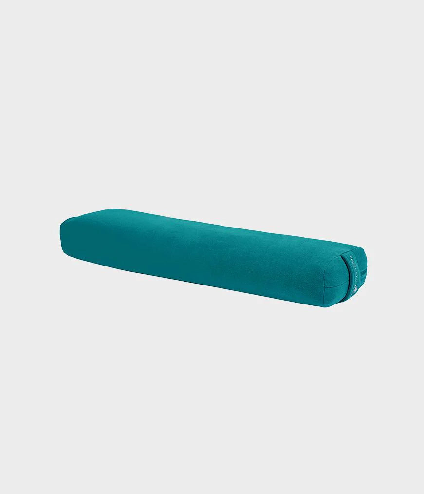 Bolster coussin rectangulaire fin vert