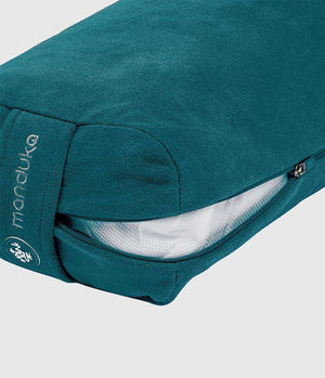 Bolster coussin rectangulaire fin vert