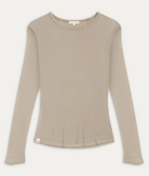 T-shirt manches longues yoga Mauna beige