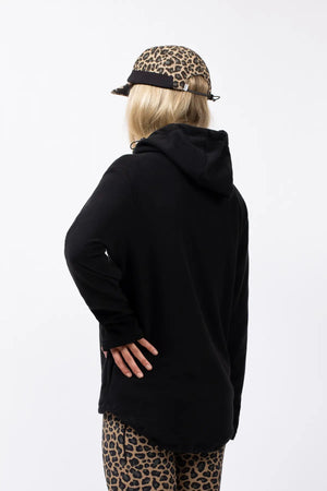 veste tech light zip hood polaire polar black noir Eivy