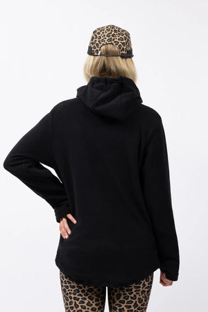 veste tech light zip hood polaire polar black noir Eivy