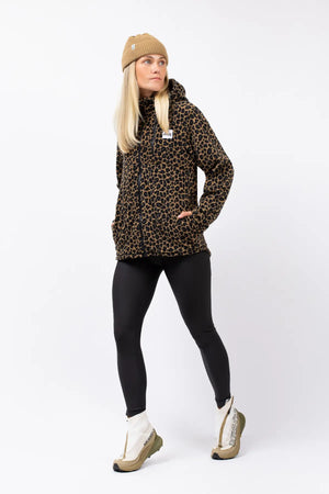 veste polaire polar techlight ziphood leopard Eivy