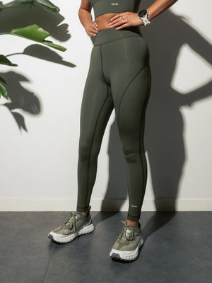 legging get in shape circle sportswear moss kaki