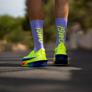 chaussettes running sporcks omg violet