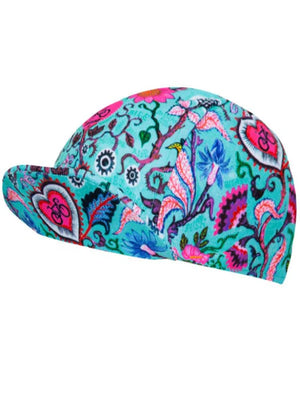 casquette velo cycling cyclisme cycology galette hat cap secret garden aqua