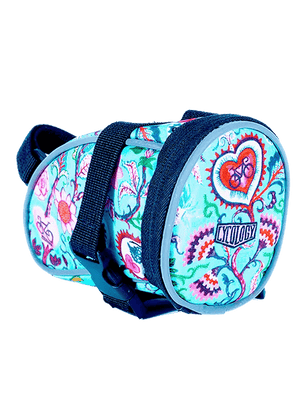 sacoche selle saddle bag cycology cycling cyclisme velo secret garden aqua