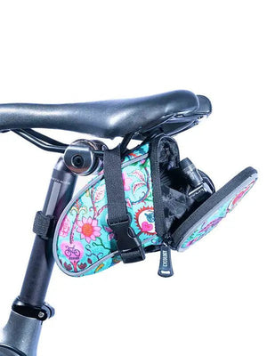 sacoche selle saddle bag cycology cycling cyclisme velo secret garden aqua