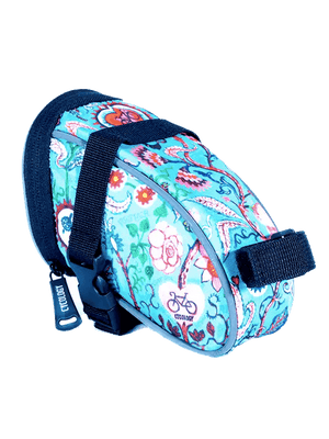 sacoche selle saddle bag cycology cycling cyclisme velo secret garden aqua