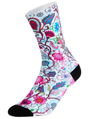chaussettes socks velo cyclisme cycling cycology Frida white blanc