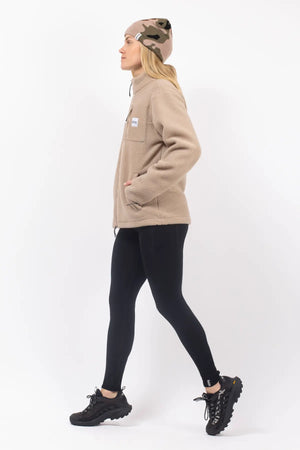 veste sherpa versa jacket eivy polaire polar fleece beige