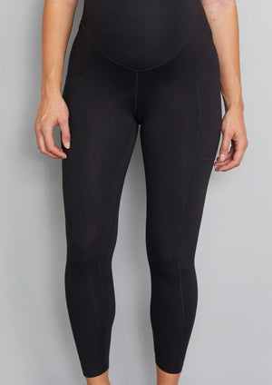 Legging de maternité et postnatal Noir doux