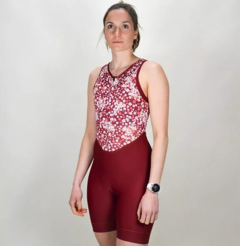 Trifonction Triathlon femme sans manche